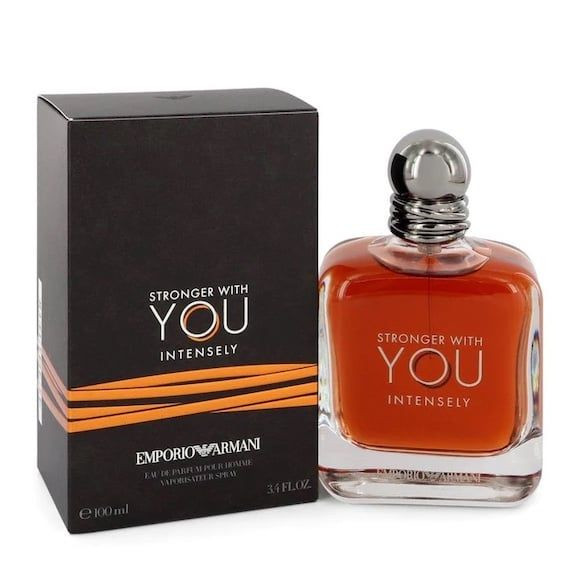 عطر مردانه جورجیو آرمانی مدل Stronger with you intensely حجم ۱۰۰ میلی لیتر
