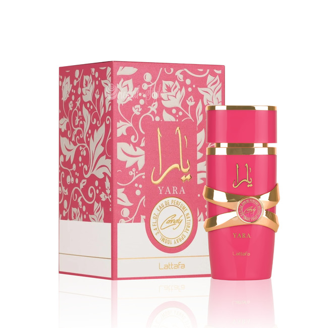 عطر ادکلن زنانه یارا کندی سرخابی لطافه